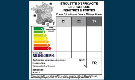 La nouvelle “Etiquette énergie menuiserie portes & fenêtres”