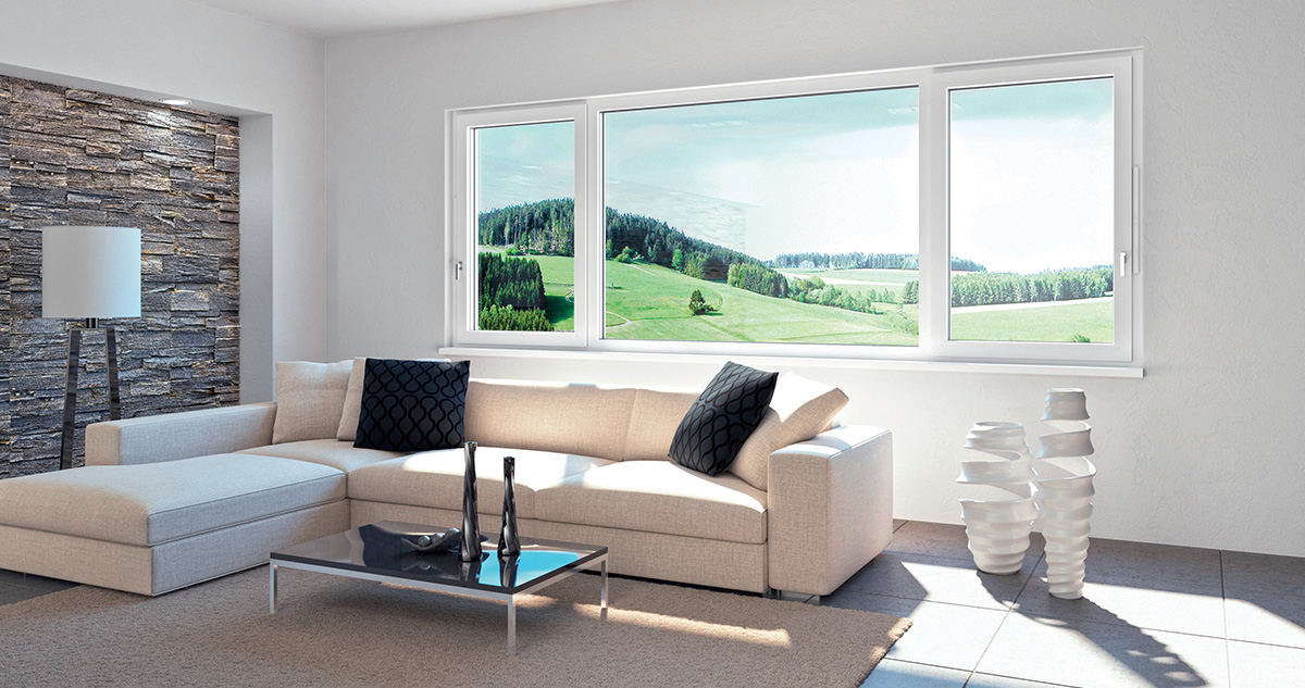 Fenêtre alu triple vitrage KF 520 – Internorm