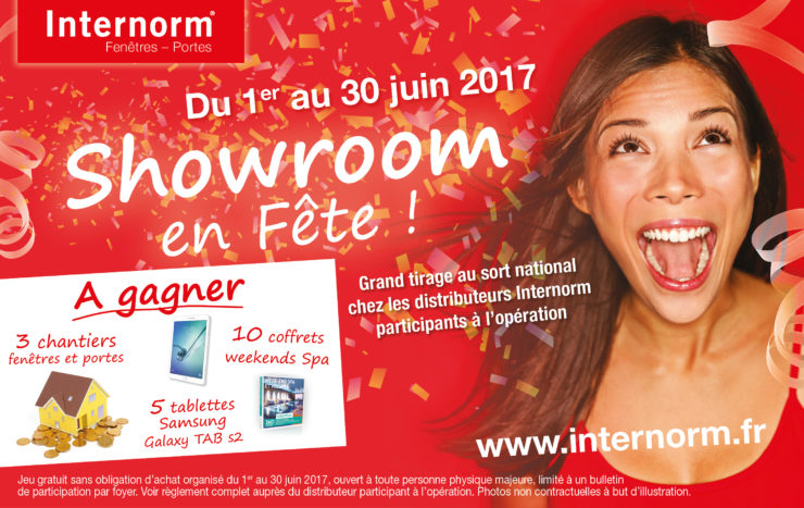En Juin chez Internorm, les showrooms sont en fête !