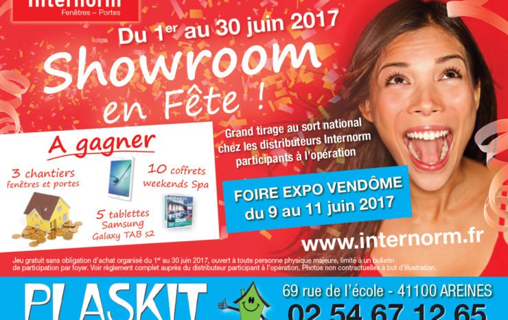 Foire Expo Vendôme du 9 au 11 juin 2017
