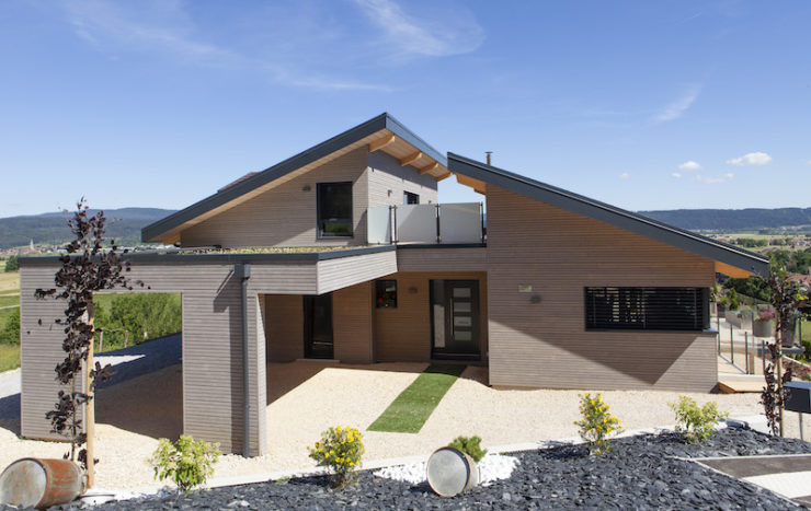 Projet de maison ossature bois à Dommartin dans le Doubs