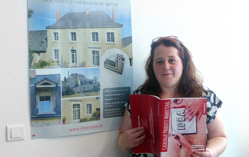 Barbara, assistante marketing Internorm France