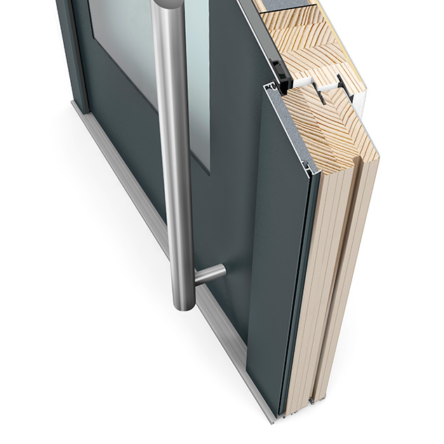 Porte d'entrée Bois HT 400