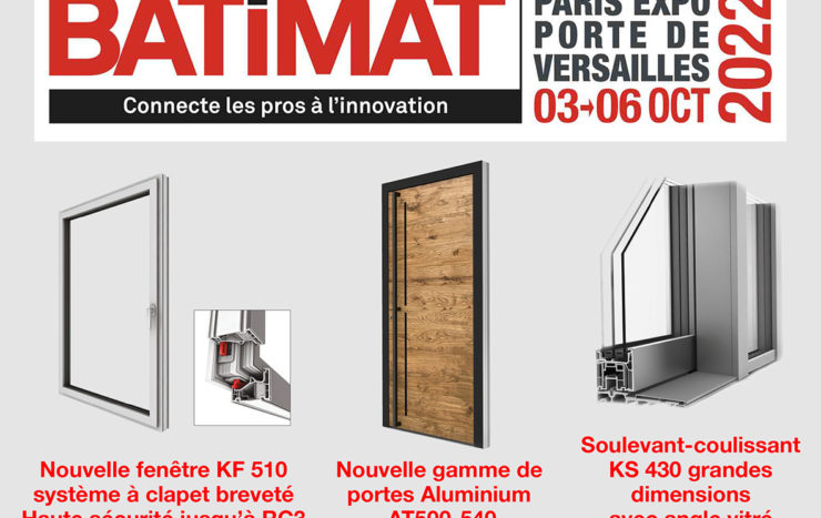 Internorm présent au salon Batimat du 3 au 6 octobre 2022