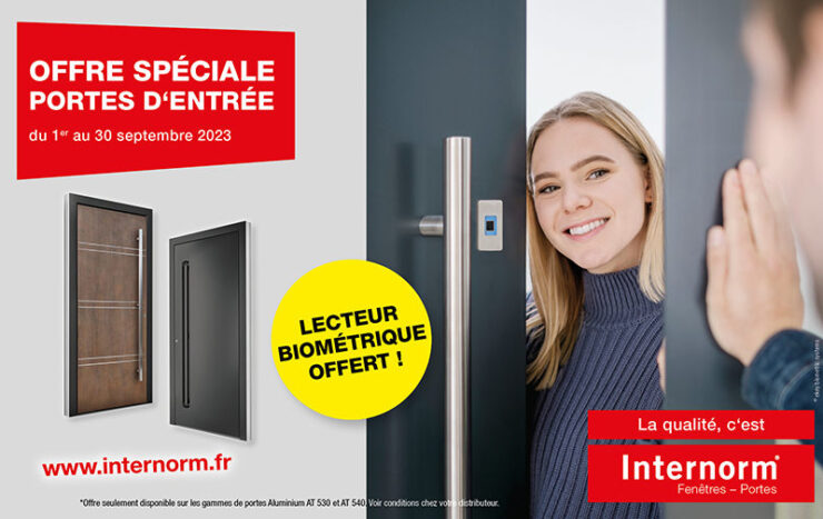 Offre porte d’entrée : le lecteur biométrique offert !*