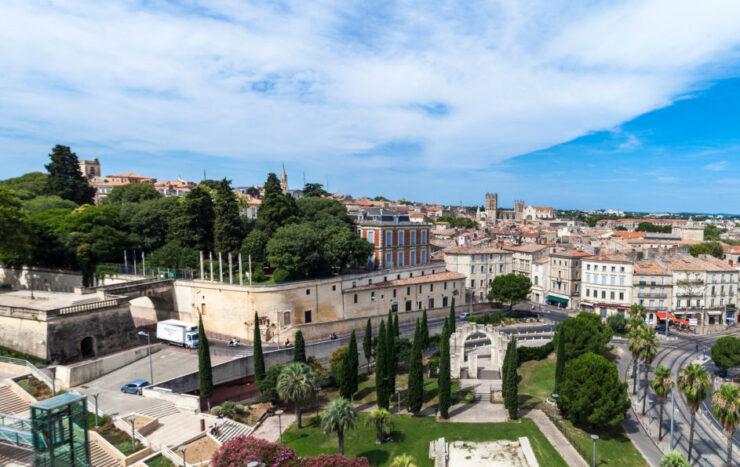 Vue panoramique de Montpellier (Hérault)